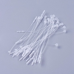 Clear Plastic Cable Ties, Tie Wraps, Zip Ties, Clear, 86x4mm, Wire Size: 0.5mm, about 1000pcs/bag
