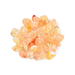 Сэнди Коричневый Прозрачные акриловые бусины, разнообразные, песчаный коричневый, 4~6x6.5~8.5x4~5 мм, отверстие : 1.5 мм, Около 4200 шт / 500 г