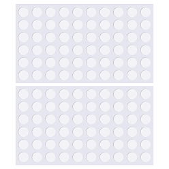 Белый Наклейки на грудь для защиты от воздействия одежды для домашних животных, воротник в горошек, воротники для мужских и женских рубашек, белые, 10 мм