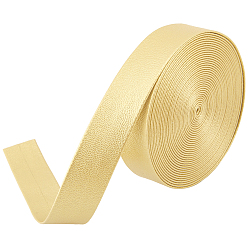 Золотистый Ленты из искусственной кожи, для сумок, изготовление ювелирных изделий, сделай сам крафт, золотые, 3/4 дюйм (20 мм), около 5.47 ярдов (5 м) / пачка