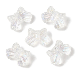 Прозрачный Прозрачная аэрозольная краска стеклянные шарики, бантом, прозрачные, 9.5x14x6.5 мм, отверстие : 1 мм