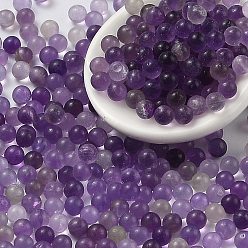 Amethyst Natural Amethyst Beads, No Hole, Round, 3mm