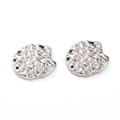 Нержавеющая Сталь Цвет Не тускнеющие кованые 304 элементы люстры из нержавеющей стали, цвет нержавеющей стали, 15x16x2 мм, отверстия : 0.9 mm и 2x3 мм