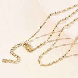 Золотой 1.5мм 304 ожерелье из нержавеющей стали с кубовидными звеньями для женщин, ионное покрытие (ip), золотые, 15.75 дюйм (40 см)