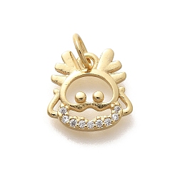 Дракон Стойка металлическая латунная микропрофилированная кубическая циркония подвески, долговечный, без свинца и без кадмия, знаки зодиака амулеты, с целью перехода в кольце, дракон, 11x11x2 мм