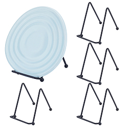 Черный Железная подставка для чашки и блюдца, сливная решетка, чёрные, 115x70x90.5 мм
