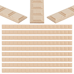 BurlyWood 25Pcs Wood Ceiling Molding, Wall Trim for Furniture, Door, Wardrobe, Home Decor, BurlyWood, 415x25x5mm