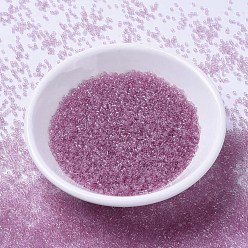 (DB1403) Transparent Pale Orchid MIYUKI Delica Beads, Cylinder, Japanese Seed Beads, 11/0, (DB1403) Transparent Pale Orchid, 1.3x1.6mm, Hole: 0.8mm, about 2000pcs/bottle, 10g/bottle