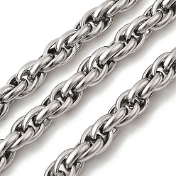 Нержавеющая Сталь Цвет 304 из нержавеющей стали веревочные сети, несварные, с катушкой, цвет нержавеющей стали, 6 мм