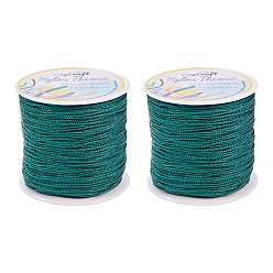 Темный Морско-зеленый Нейлоновая нить, темно-зеленый, 1 мм, около 80 м / рулон