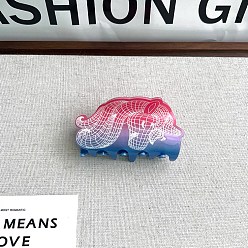 Единорог Заколки для волос в форме когтей из ацетата целлюлозы, аксессуары для волос для женщин и девочек, единорог, 42x85 мм