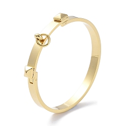 Золотой Кольцо с вакуумным покрытием pvd с квадратными 304 браслетами из нержавеющей стали, золотые, 1/4 дюйм (0.7 см), внутренний диаметр: 2-1/4x2-3/8 дюйм (5.6x6.05 см)