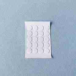 Прозрачный Двухсторонний кран eva, с двойной липкой спинкой, анти занос, плоско-круглые, прозрачные, 90x58 мм