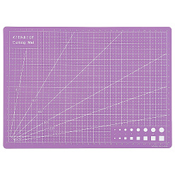 Фиолетовый Коврик для резки пвх, для рабочего стола тонкая ручная работа кожа ремесло шитье diy перфорация, фиолетовые, 300x220x3 мм