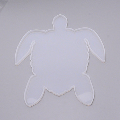 White Sea Turtle Tray Silicone Molds, Resin Casting Molds, For UV Resin, Epoxy Resin Craft Making, White, 310x267x11mm, Inner Diameter: 306x263mm