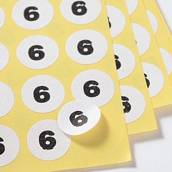 Разноцветный Этикетке Пастер, нет. 6, красочный, 13 мм, 132шт / бумагу, бумага: 175x219 мм, 15paper / мешок