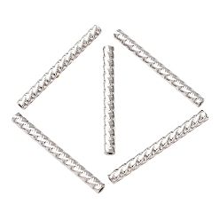 Color de Acero Inoxidable 304 bolas de acero inoxidable, tubo trenzado, color acero inoxidable, 21x2 mm, agujero: 0.8 mm