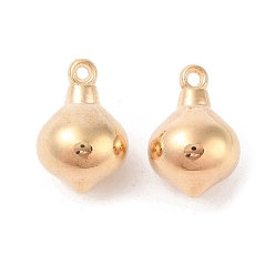 Золотой Пластмассовые подвески ccb, слеза, золотые, 21x15x15 мм, отверстие : 2 мм