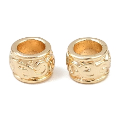 Light Gold Сплавочные бусины, баррель, стойки покрытие, долговечный, золотой свет, 5x4 мм, отверстие : 3 мм