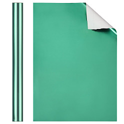 Зеленый Подарочная упаковка бумаги, Выпускные, свадьбы, день рождения, украшение подарочной упаковки, прямоугольные, зелёные, 430x0.1 мм, 3 м / рулон