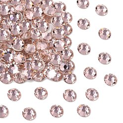 70530 Vintage Rose Preciosa® maxima crystal без горячей фиксации плоские камни, чешский хрусталь, срыв твердой мозговой оболочки, круглый(438 11 615 шатон-роза), 70530 винтажная роза, ss 16 (3.8~4 мм)