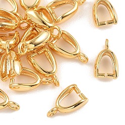 Plaqué 18K Or Véritable Shegrace, piolet en laiton, pincement, sans cadmium et sans nickel et sans plomb, réel 18 k plaqué or, 11x6x3.5mm, Trou: 1.6mm
