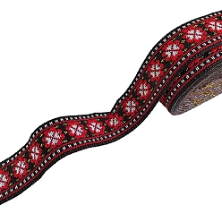 Красный Полиэфирная лента, орнамент одежды, красные, 3/4 дюйм (20 мм), около 7.66 ярдов (7 м) / шт