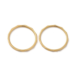 Золотой Ионное покрытие (ip) 304 кольцо из нержавеющей стали, золотые, 1.2 мм, размер США 7 (17.3 мм)