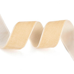 Светло-хаки Бархатная лента, одна сторона, для подарочной упаковки, оформление партии, светлый хаки, 1 дюйм (25 мм), о 10 ярдов / крен