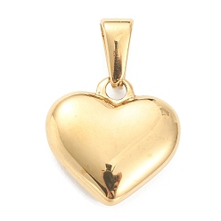 Letter A 304 Stainless Steel Pendants, Heart with Black Letter, Golden, Letter.A, 16x16x4.5mm, Hole: 7x3mm