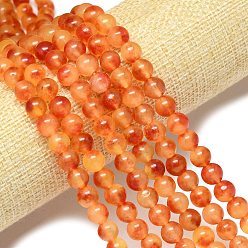 Шоколадный Натуральный Malaysia нефритовые бусы пряди, окрашенная и подогревом, круглые, цвет шоколада, 10 мм, отверстие : 1.2 мм, около 38~40 шт / нитка, 15.08''~15.16'' (38.3~38.5 см)