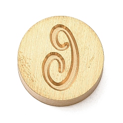 Letter C Золотистые латунные штампы с буквами, с черными деревянными ручками, для самодельных восковых печатей, буква С, 79.5x12x12 мм