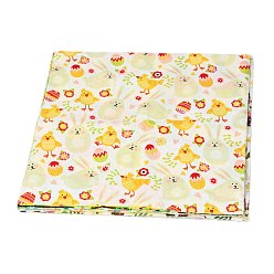 (52) Непрозрачная лаванда Пасхальные яйца цыпленок кролик с цветочным принтом лоскутное одеяло пучки ткани, для пасхального праздника и поделок своими руками, разноцветные, 25x25 см, о 10 шт / комплект