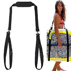 Черный 3шт. нейлоновых ремней, с пластиковой пряжкой, чёрные, 980~1840x50x1.4 мм