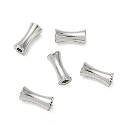 Stainless Steel Color 201 Stainless Steel Beads, Column, Stainless Steel Color, 9.5x4.5mm, Hole: 2mm