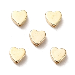 Golden CCB Plastic Beads, Heart, Golden, 4.5x5x2.5mm, Hole: 1.2mm
