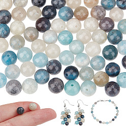 Trolleite Натуральные нити троллейтовых бусин, круглые, 6 мм, отверстие : 0.8 мм, около 61 шт / нитка, 15.35 дюйм (39 см), 1strand / комплект