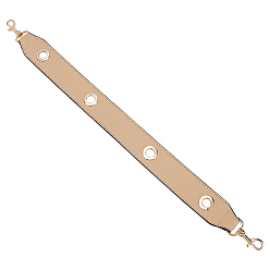 Pêche Sangles de sac en similicuir pu, fermoirs alliage pivotantes, pour accessoires de remplacement de sangles de sac, peachpuff, 52.5x4 cm