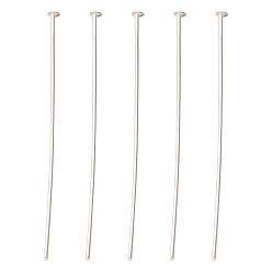 Платина Железные штыри с плоской головкой, платина, 50x0.75~0.8 мм, Около 4200 шт / 1000 г