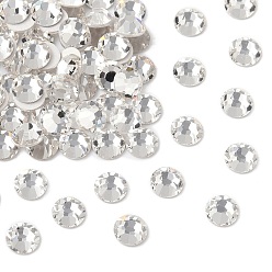 00030 Crystal Preciosa® maxima crystal без горячей фиксации плоские камни, чешский хрусталь, срыв твердой мозговой оболочки, круглый(438 11 615 шатон-роза), 00030 кристалл, ss 6 (1.9~2.1 мм)