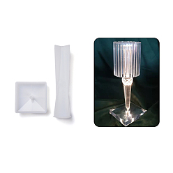 Белый Силиконовые формы для настольной лампы своими руками, подставка и стойка с подсветкой, светлая форма из смолы для искусства из УФ-смолы, изготовление эпоксидной смолы, украшения для дома, белые, 111x109x31 мм