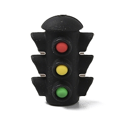 Другие Силиконовые бусины, фокусные бусы, светофор, светофор, 27x19x19 мм, отверстие : 2 мм