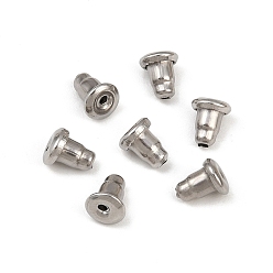 Нержавеющая Сталь Цвет Устойчивы к потускнению 304 ушные гайки из нержавеющей стали, цвет нержавеющей стали, 6x4.8x5.5 мм, отверстие : 1 мм
