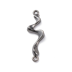 Самородки Подвески из сплава для покрытия стойки, металлический черный , самородки, 35x11x4 мм, отверстие : 1.6 мм