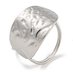 Нержавеющая Сталь Цвет 304 кольцо из нержавеющей стали для женщин, прямоугольные, цвет нержавеющей стали, 14 мм