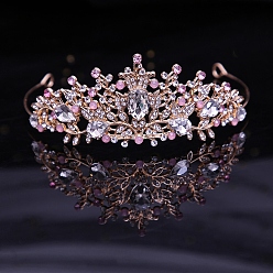 Золотой Детские резинки для волос из сплава со стразами, аксессуары для волос для женщин и девочек, золотые, 135 мм