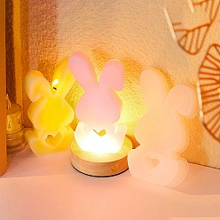 Rabbit DIY Silicone Candle Molds, For Silhouette Candle Making, Rabbit, 13.8x6.8x2.6cm