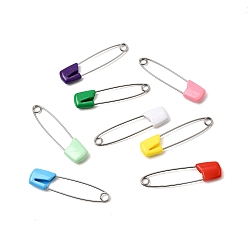(52) Непрозрачная лаванда Английские булавки из нержавеющей стали, с головой из АБС-пластика, разноцветные, 53x13x5.5 мм