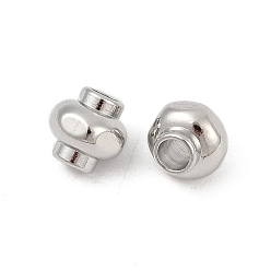 Платина Spacer бисер латунные, фонарь, платина, 5x5 мм, отверстие : 2 мм