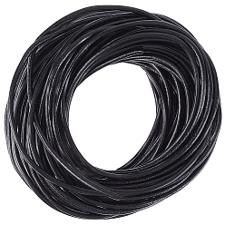 Черный Шнур натуральной кожи, с 1шт. подарочными мешочками из органзы, 1бумажная демонстрационная карточка, 1PC полипропиленовые кабельные стяжки, чёрные, 2 мм, 10 м